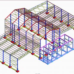 3D Model of Factory Building